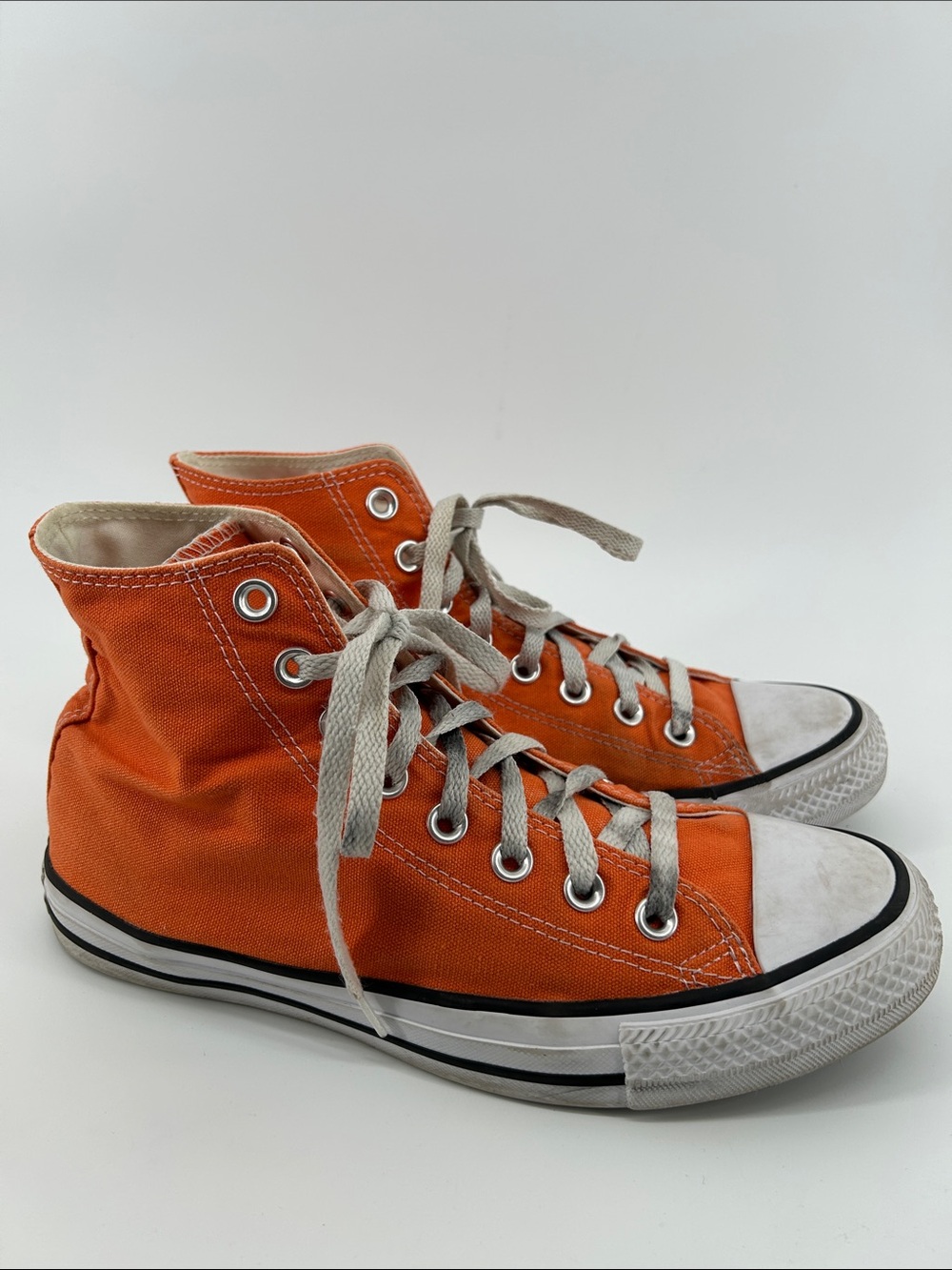 Converse Orange Chuck Taylor Sneakers Men's Size 7 - Picture 4 of 9